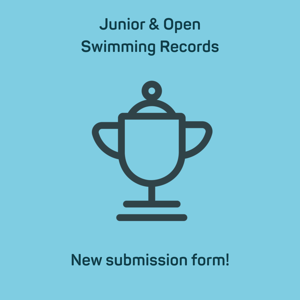 New Junior & Open Swimming Records application form